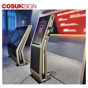 クレジットカード支払いシステム付きCOSUNキュー管理キオスクWindows Android Linux IDカードQRスキャナーチケット自动贩売机 - Product Image 3