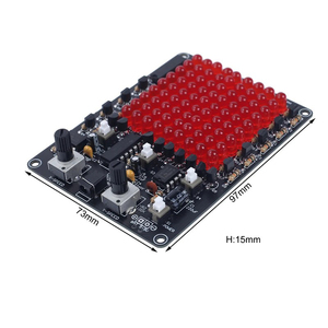 ชุดอิเล็กทรอนิคส์ LED แบบทำมือ CHA-81 DC4.5-9V ไฟติดตามโครงการบัดกรีเกม - Product Image 2