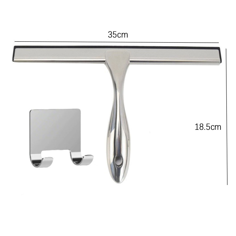 12" Silver + Metal Hook