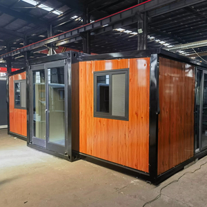Casa contenedor de edificio modular expandible prefabricada en diversos diseños Optimiza el espacio de oficina temporal hecho de acero - Product Image 1