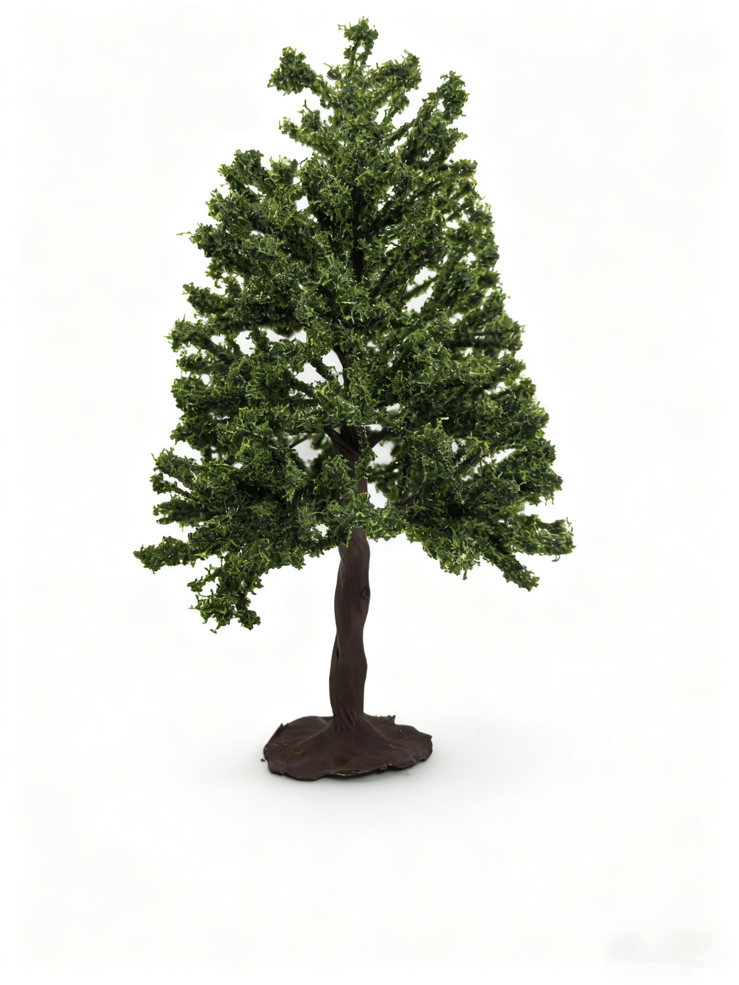 Modelo de pino colorido con base, 18 cm de alto