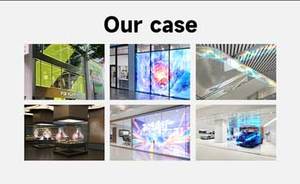 P5 P6 P8 P10 Flexibler ultra dünner transparenter LED-Filmbild schirm Programmier bare LED-Anzeige Benutzer definiert für die Animation von Aufzügen im Einzelhandel - Product Image 5