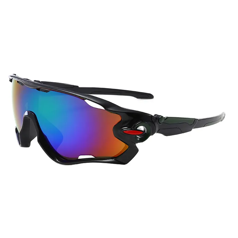 Gafas de sol polarizadas para deportes, lentes de marca de diseño italiano promocional, color negro, UV400, ce, 2023