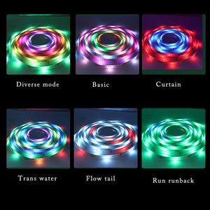 TV arkaplan ışığı USB LED ışık kiti, RGBIC 5050 akıllı ışık çubuğu APP kontrol müzik Sync renk değişimi uzaktan kumanda ile - Product Image 3