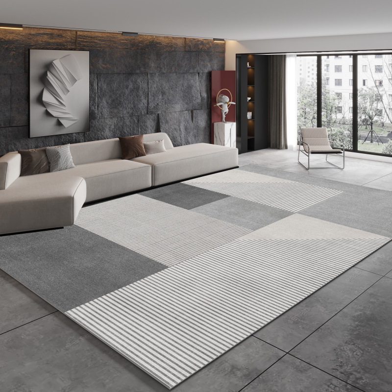 Bordure gris blanc coton