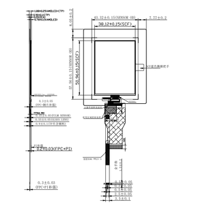 lcd-modul 2,4 Zoll display RGB MCU SPI Schnittstelle IPS TFT LCD-SCREEN TOCH-Bildschirm 2,4 Zoll Panel-Display - Product Image 3