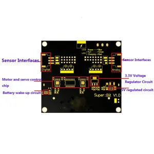 Micro: scheda di espansione bit Microbit scuola elementare e media Starter Robotbit V2.0 Python programmazione - Product Image 3