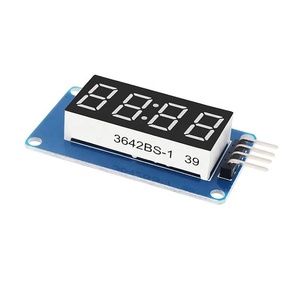 TM1637 modulo Display a LED per 7 segmento 4 bit 0.36 pollici orologio anodo rosso tubo digitale quattro Driver seriale Board Pack - Product Image 1