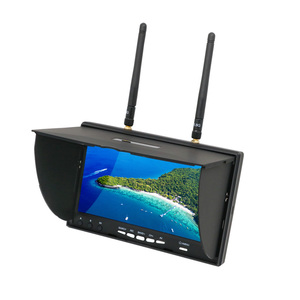 Monitor FPV LCD5802D de 7 pulgadas, resolución de 800*480, 5,8G, 40CH con batería incorporada DVR para Video, Material plástico multicóptero - Product Image 2
