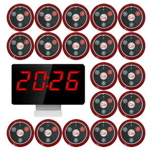 نظام اتصال لاسلكي لمطاعم الوجبات السريعة والمقاهي والحانات مع جهاز نداء وعرض زر اتصال عند المنضدة - Product Image 4