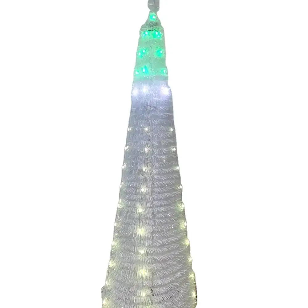 Árbol de Navidad con luz LED Digital, árbol de Navidad emergente, Delgado