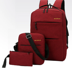 Custom Logo Recycled Outdoor Business <strong>Computer</strong> Bag Multiple <strong>Functions</strong> Sets Laptop Student School Backpack with USB Charging Port - Product Image 1