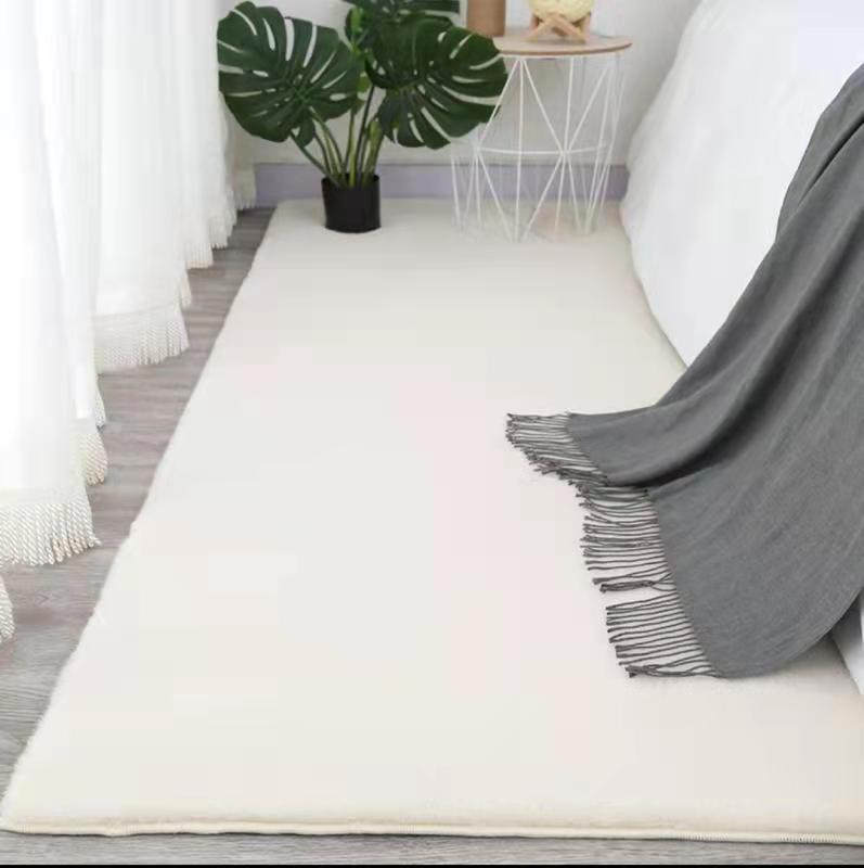 Pelliccia di coniglio beige