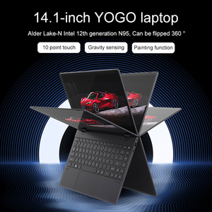 14インチ4Kビジネスホームコンピューター超スリム360度回転ヨガポータブルタッチスクリーン2in1タブレットノートブックラップトップPC - Product Image 2