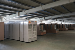 Convenience Store <strong>Used</strong> Triple Doors Direct Cooling Commercial Beverage Refrigerator Wine Cooler Drinks <strong>Chiller</strong>