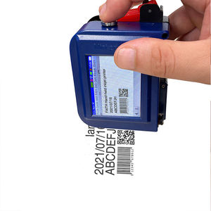 Kleine hand gehaltene Inkjet-Mini-Datums stempel codierer Produktions ablaufdatum Batch-QR-Barcode-Druckmaschine auf Kunststoff-Metall glas