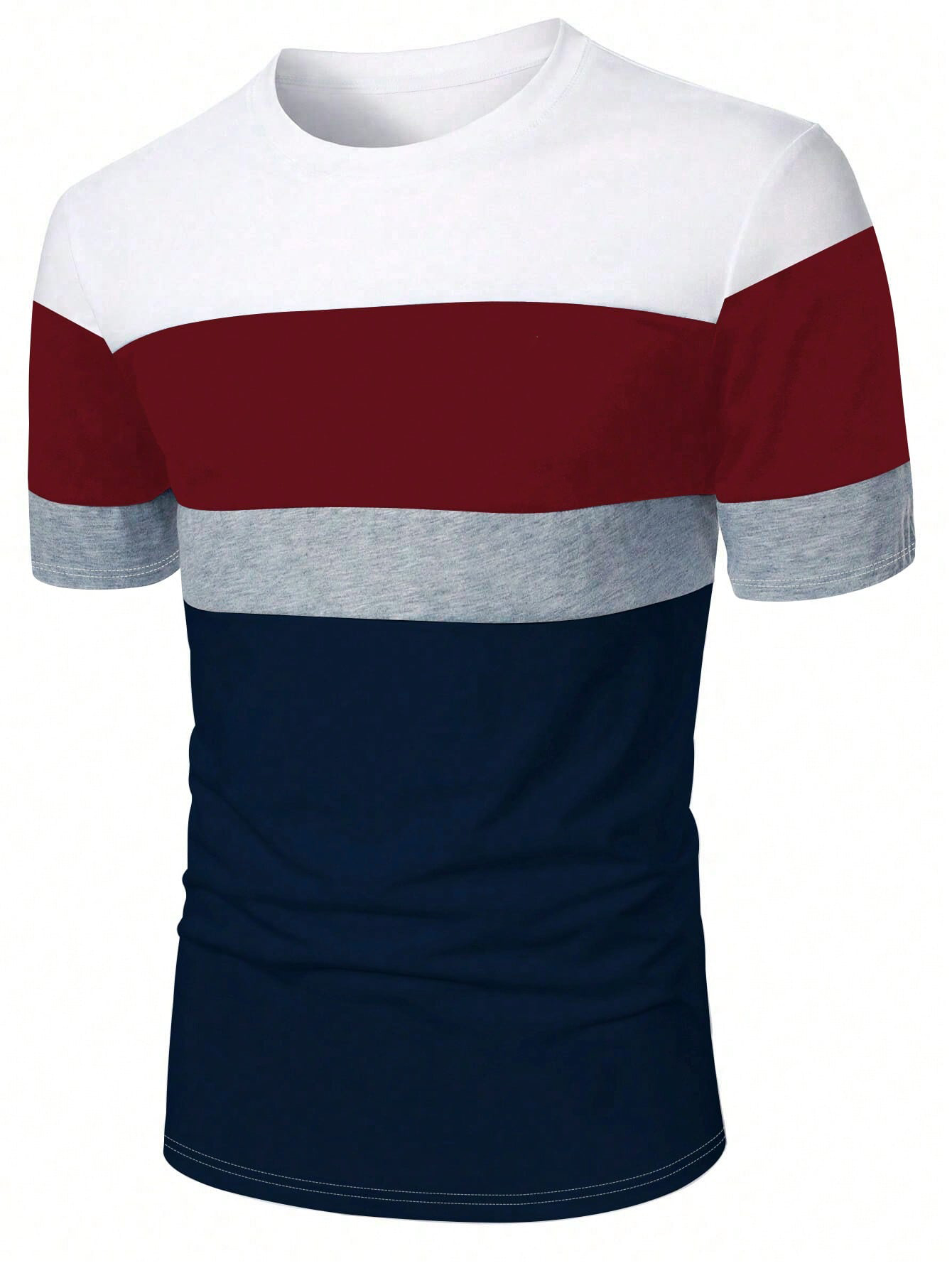 White - Wine Red - Grey - Navy Blue