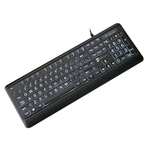 Nuevo artículo teclado Gaming con teclado de retroiluminación, teclado grande Keycaps para ancianos y niños - Product Image 1