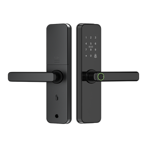 RFID kapı kilitler Tuya Zigbee biyometrik parmak izi soyunma akıllı giriş ev kolu App kilidini dijital akıllı kilit - Product Image 1
