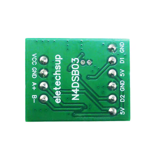 DC 5V 12V 24V 1-2CH RS485 Módulo colector de temperatura digital-55 A + 125C DS18B20 Sensor para termostato Smart Home N4DSB03