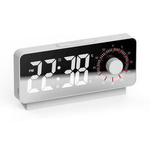 Sveglia con Timer digitale orologio da scrivania a batteria conto alla rovescia per studio ufficio sveglie per camere da letto - Product Image 1
