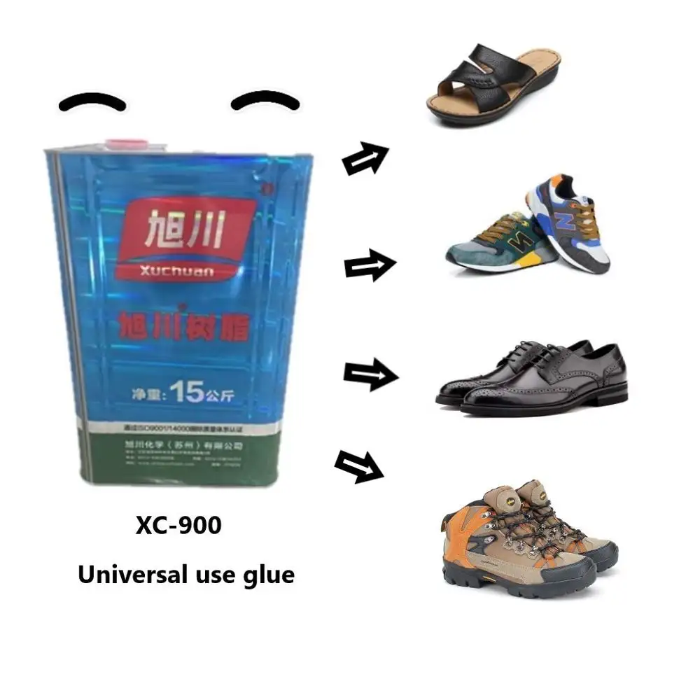 XC-900, Xuchuan 화학 공장 도매 가격 비 황변 유형 좋은 작동 유형 폴리우레탄 접착제