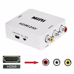 kuyil 1080P HDMI AV 3RCA CVBS复合视频音频转换器适配器支持PAL/NTSC带USB充电电缆PC笔记本电脑 - Product Image 3