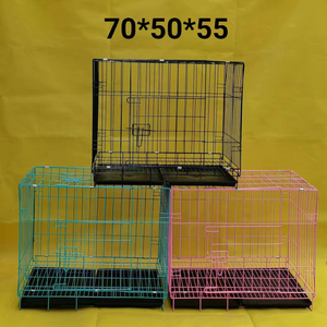 Wholesale High Quality Multiple Sizes Cheap Large Cage Transport Metal Pet Collapsible Big Dog Kennels Cages