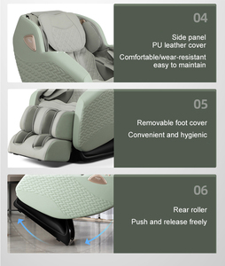 Poltrona massaggiante 3D Full-Body con airbag SL Track 16 e poltrona massaggiante riscaldante in vita