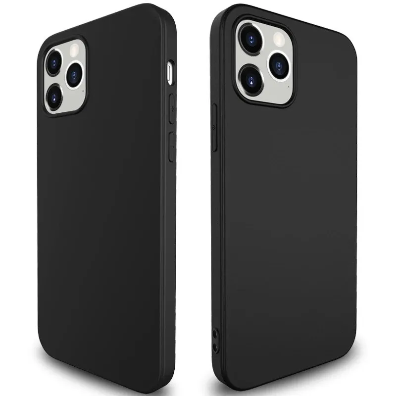 שחור TPU רך נייד מותאם אישית נייד טלפון מקרה עם החברה שלך לוגו עבור iPhone 13 פרו מקסימום 6.7 2021 מיני 5.4 XS XR SE 8P