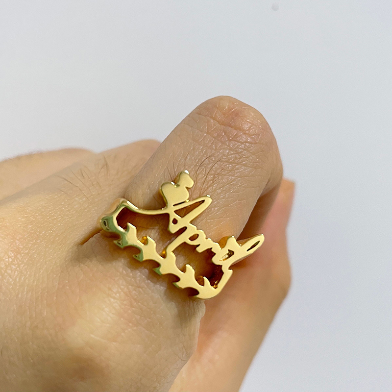 Gold ring-17