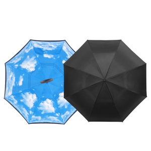 抗风手自由反向内外c手柄智能反向上下双层倒伞 - Product Image 4