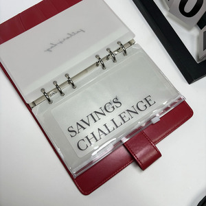 New Custom Design Durable 5 to 50 Dollar Savings Challenge Tracker Reusable Sinking Fund Budget Sheet A6 Cash Envelopes Insert - Product Image 5