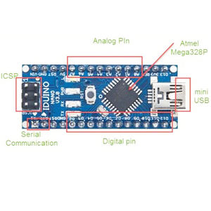 Nano V3 FT232 çip resmi sürümü Arduino Nano V3.0 atmegacontroller denetleyici kurulu için uyumlu