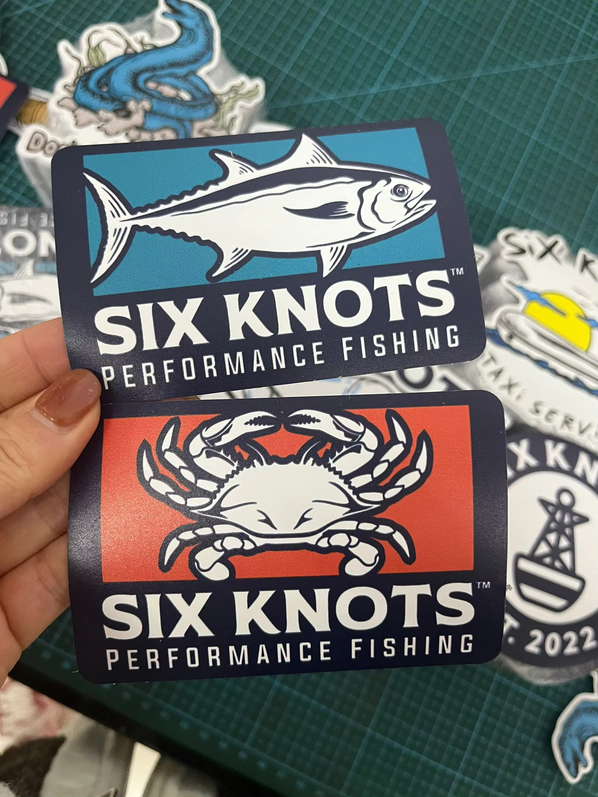 Heavy duty ink outdoor vinyl sticker for die cut example A4