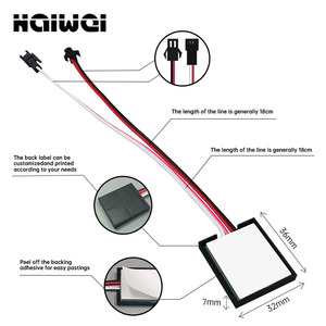 Precio de fábrica personalizado de un solo toque 3A 36W uno/dos colores LED inteligente capacitivo atenuador interruptor de Sensor táctil para espejo de baño - Product Image 2