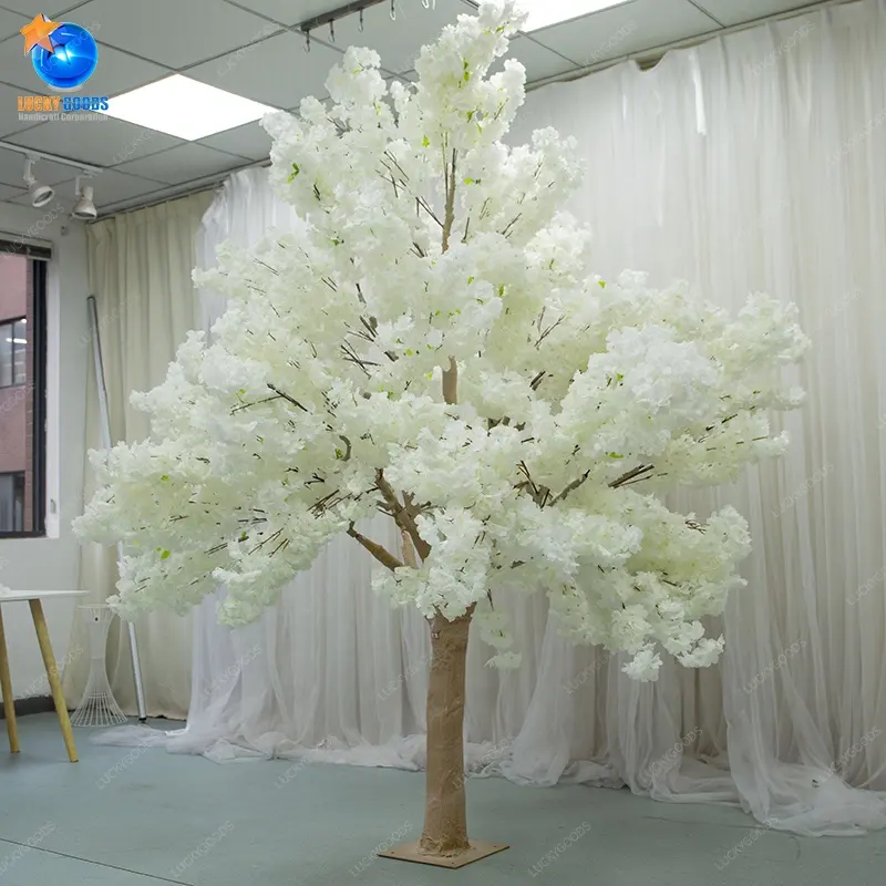 Árbol de cerezo Artificial de alta calidad, centro de mesa, árbol Artificial, pieza de boda