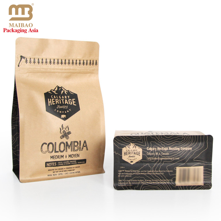 kraft paper coffee bag