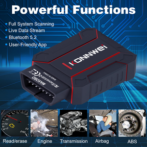 <strong>2025</strong> KONNWEI MAXOBD Bluetooth Full System Car Scanner OBD2 Engine ABS SAS <strong>Code</strong> Reader - Product Image 6