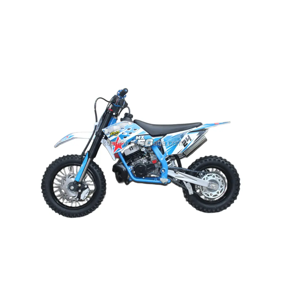 Koshine sepeda motor saku off road, sepeda motor off road 2 tak 50cc 61-80 km/jam untuk anak-anak