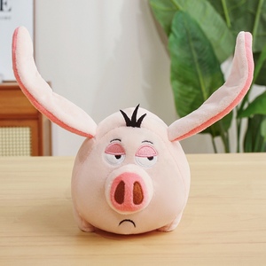 Cho trọng lực rơi waddles màu hồng Pig Thú nhồi bông đồ chơi sang trọng siêu mềm Gấu Đồ chơi PP bông điền thêu cho căng thẳng cứu trợ - Product Image 2