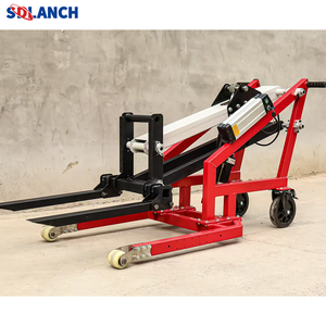 Carrello elevatore idraulico elettrico con braccio curvo carico e scarico piccolo veicolo flessibile di sollevamento e movimentazione - Product Image 4