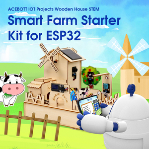 Robotlinking ESP32 IoT Smart Farm Starter Kit for <strong>Arduino</strong> Graphical <strong>Programming</strong> DIY Electronic <strong>Robots</strong>