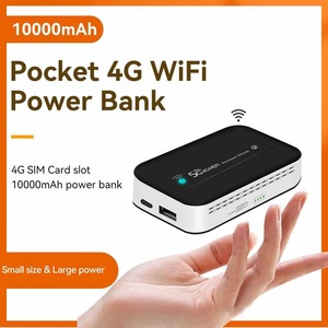 Router WiFi 4G CPE LTE ponsel 10000mAh, Power Bank 150mbps kecepatan tinggi luar ruangan <span class=keywords><strong>Modem</strong></span> portabel fungsi VoIP Firewall - Product Image 5