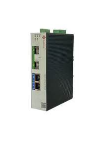 Interruttore di rete industriale gestito Gigabit a 4 porte con X-Ring RSTP 2 per porte in fibra Ethernet con SNMP QoS funt - Product Image 5