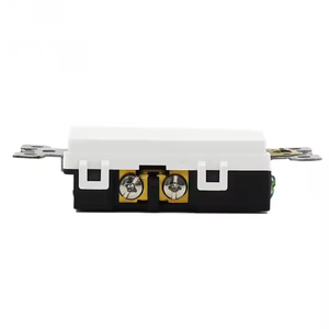 15a elektrik soketi ve anahtarı amerikan standart çıkış duvara monte soket çift priz priz sabotaj dayanıklı 125V - Product Image 2