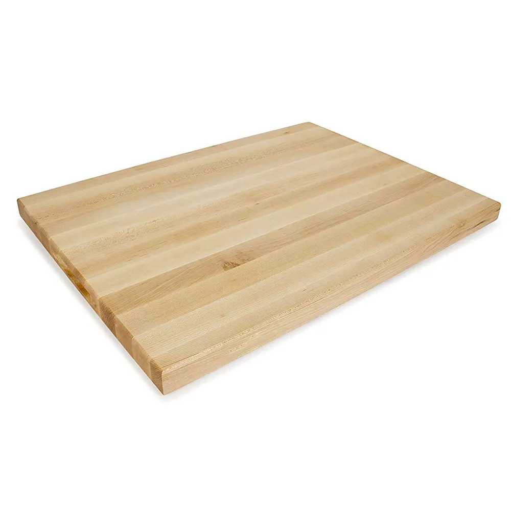 Maple Wood Edge Grain Reversible Cutting Board, 24 Inches x 18 Inches x 1.5 Inches