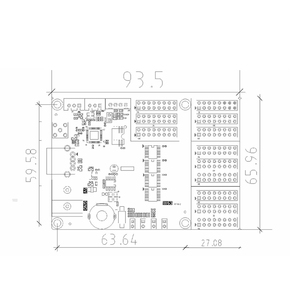 Светодиодный дисплей контроллера карты HD-W64 HD-W63 16 * HUB12 8 * HUB08 вывеска магазина светодиодный дисплей один цвет и два цвета Ceceiving карты. - Product Image 4
