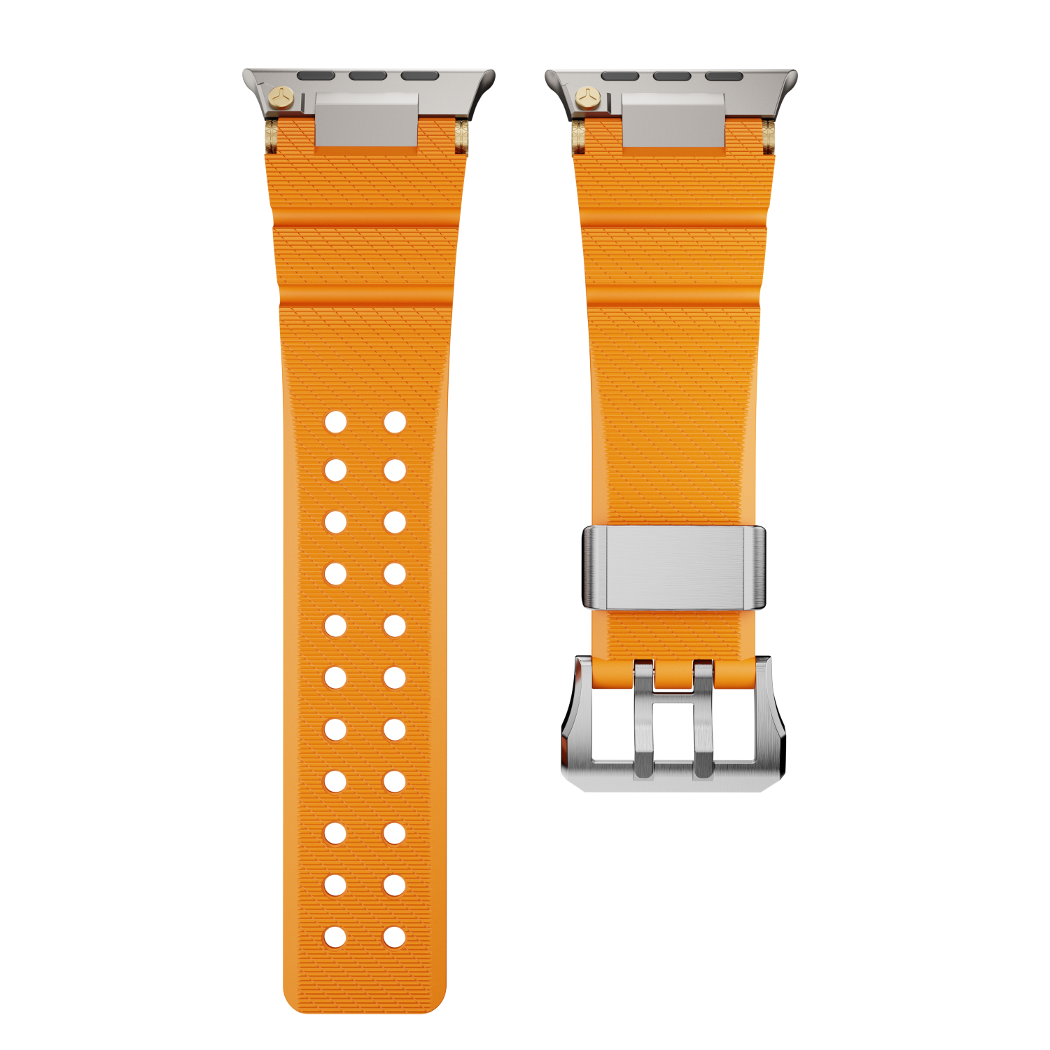 Orange + argent