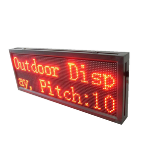 12v led auto nachricht bewegen scrollen zeichen display P 7.62 indoor/semi-outdoor-single/dual farbe dot matrix LED modul - Product Image 1